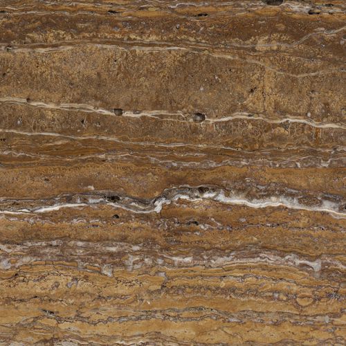 Travertin-Steinplatte - WALLNUT - dimpomar - Natural Stone from Portugal and Around - für Fußboden / für Wand / poliert