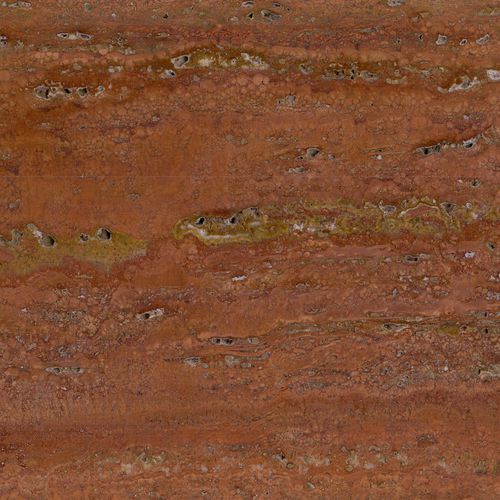 Travertin-Steinplatte - RED - dimpomar - Natural Stone from Portugal and Around - für Fußboden / für Wand / poliert
