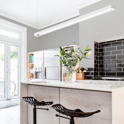 Hängelampe - STRIPE - Zafferano Srl - aus lackiertem Aluminium / Polycarbonat / modern