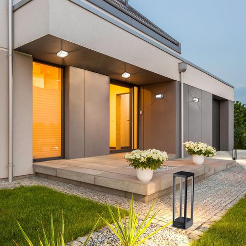Stehleuchte - LD0257 - Zafferano Srl - aus lackiertem Aluminium / Glas / modern