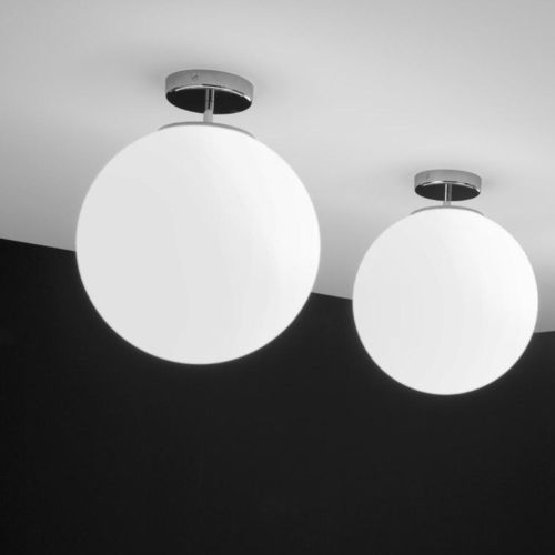 Moderne Deckenleuchte - SFERIS - Zafferano Srl - sphärisch / geblasenes Glas / Metall