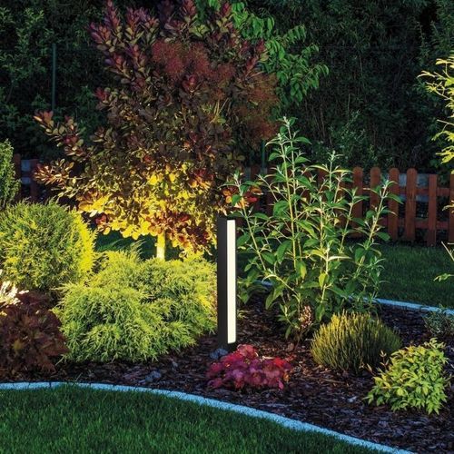 Leuchtpoller für Garten - SLAT - Zafferano Srl - modern / aus lackiertem Aluminium / Polycarbonat
