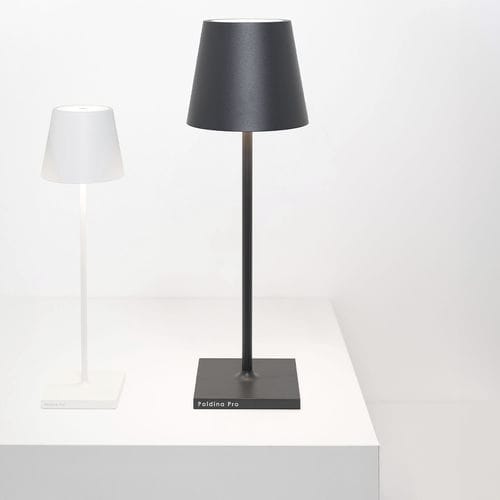 Bürolampe - POLDINA L - Zafferano Srl - Aluminium / modern / mit Akku