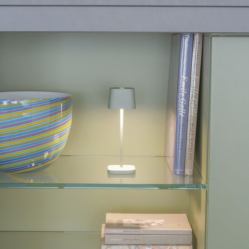Tischlampe - OFELIA MICRO - Zafferano Srl - Aluminium / modern / mit Akku