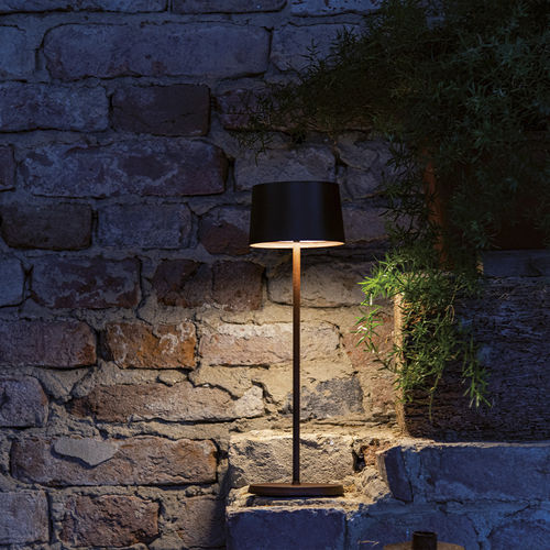 Tischlampe - OLIVIA - Zafferano Srl - tragbar / Aluminium / modern