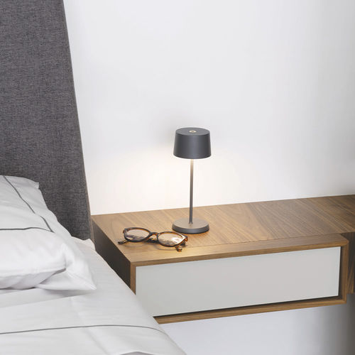 Tischlampe - OLIVIA MICRO - Zafferano Srl - Nachttisch / Aluminium / modern