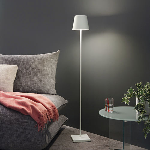 Stehleuchte - POLDINA L - Zafferano Srl - Aluminium / modern / mit Akku