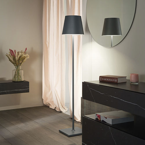 Stehleuchte - POLDINA XXL - Zafferano Srl - Aluminium / modern / mit Akku