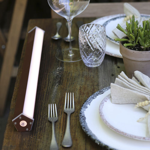 Tragbare Lampe - PENCIL - Zafferano Srl - Aluminium / modern / mit Akku