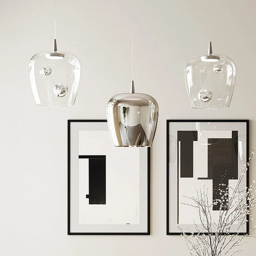 Hängelampe - BILIA - Zafferano Srl - Aluminium / Bronze / Glas