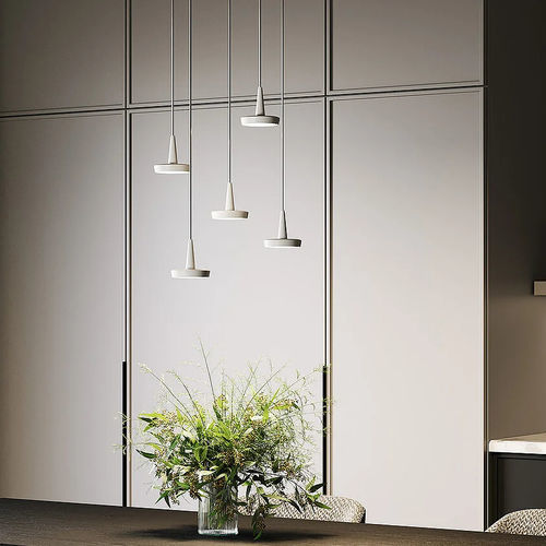 Hängelampe - BABY - Zafferano Srl - Aluminium / Aluminiumguss / Borosilikatglas