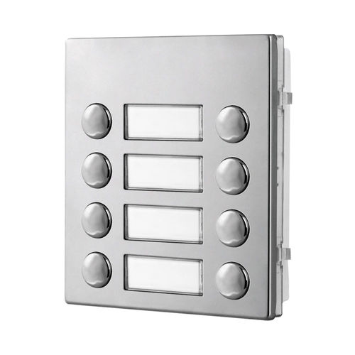 Edelstahl-Türsprechmodul - 4844D - Videx Electronics S.p.A. - Edelstahl mit Mattfinish / anodisiertes Aluminium / für Zweckbauten