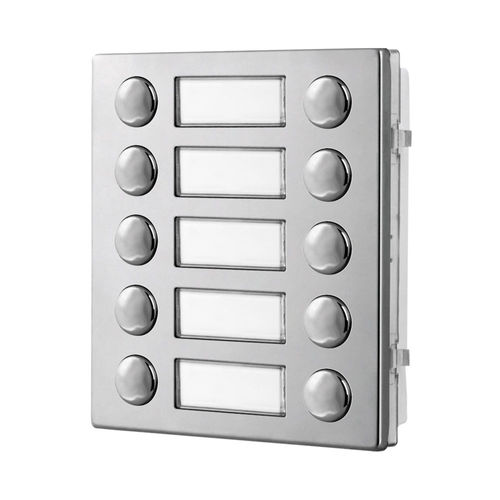 Edelstahl-Türsprechmodul - 4845D - Videx Electronics S.p.A. - Edelstahl mit Mattfinish / anodisiertes Aluminium / für Zweckbauten