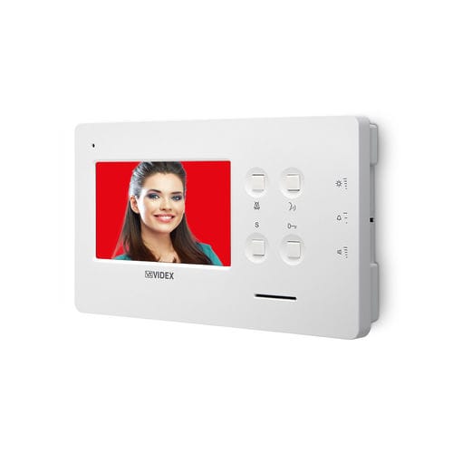 Weiße Video-Türsprechanlage - 6478 - Videx Electronics S.p.A. - schwarz / Einbau / für den Innenraum