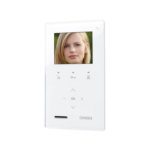 Schwarze Türstation - KRV88 - Videx Electronics S.p.A. - weiß / für Außenbereich / für den Innenraum