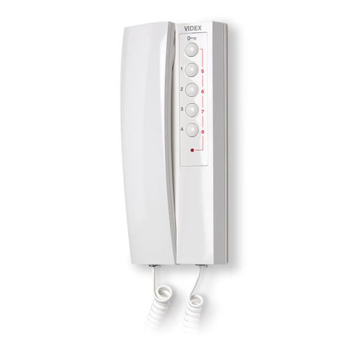 Weiße Audio-Türsprechanlage - 3187/8 - Videx Electronics S.p.A. - für Zweckbauten / wandmontiert / für den Innenraum