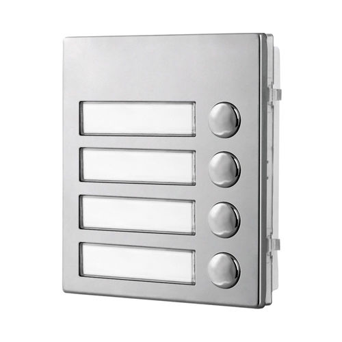 Edelstahl-Türsprechmodul - 4044 - Videx Electronics S.p.A. - Edelstahl mit Mattfinish / anodisiertes Aluminium / für Zweckbauten