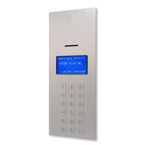 Edelstahl-Türstation - 4212 - Videx Electronics S.p.A. - Einbau / für Außenbereich / mit Farbdisplay