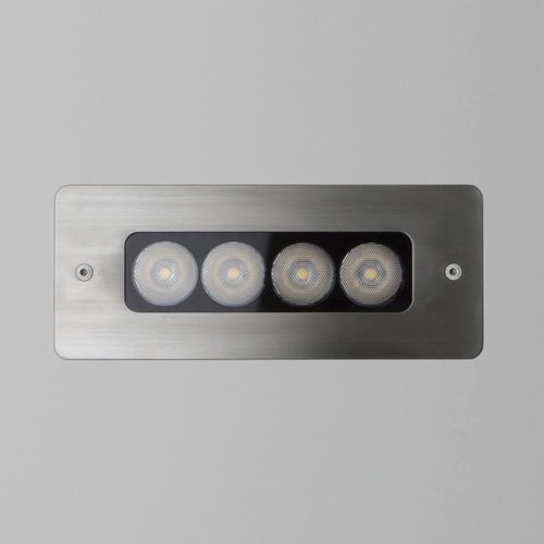 Bodenstrahler - DOMINO 4 - PURALUCE - Einbau / LED / elliptisch