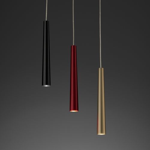 Hängelampe - FLUTE - PURALUCE - Aluminium / PMMA / modern