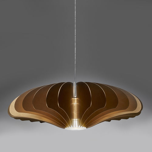 Hängelampe - BLUME M - PURALUCE - Aluminium / originelles Design / mit Kabel