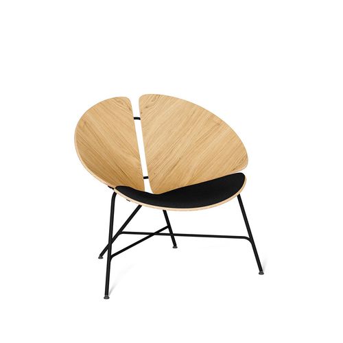 Moderner Sessel - GINKA - Tabanda - Stoff / Eiche / Sperrholz