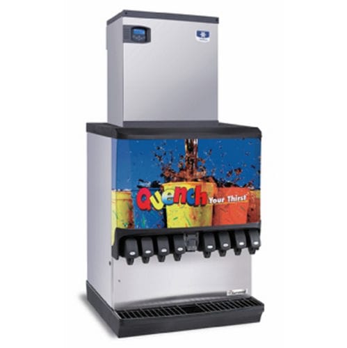 Thekenmontierter Eiswürfelbereiter - IBF0620C - Manitowoc Foodservice - Profi / mit Fernkühlung / mit Kaltwasserspender