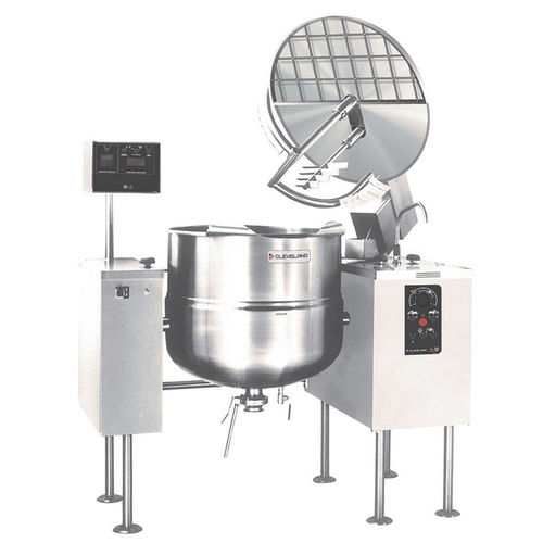 Elektrischer Kochkessel - (T)MKEL-T - Manitowoc Foodservice - Dampf / Mischer / bodenstehend