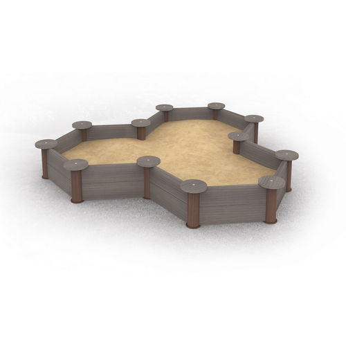 Sandkasten für Spielplätze - megawood by NOVO-TECH