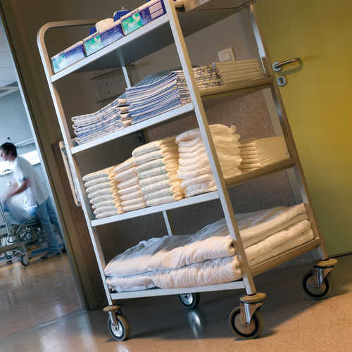 Wagen für Patientenakten - Mercura Industries - für Krankenhaus / für Transport / wasserbeständig