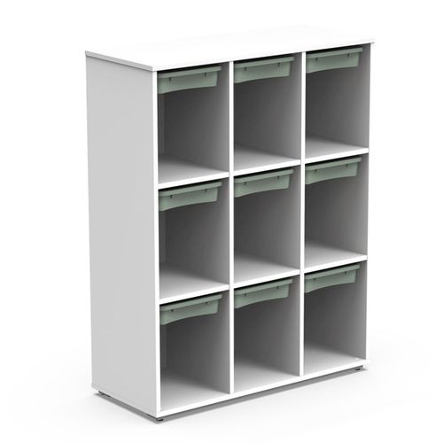 Niedriger Aktenschrank - BR9TN - Nautilus SA - Spanplatte / PP / PVC