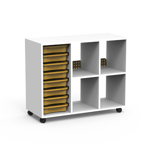 Niedriger Aktenschrank - BR4 - Nautilus SA - Metall / melaminbeschichtet / Epoxid