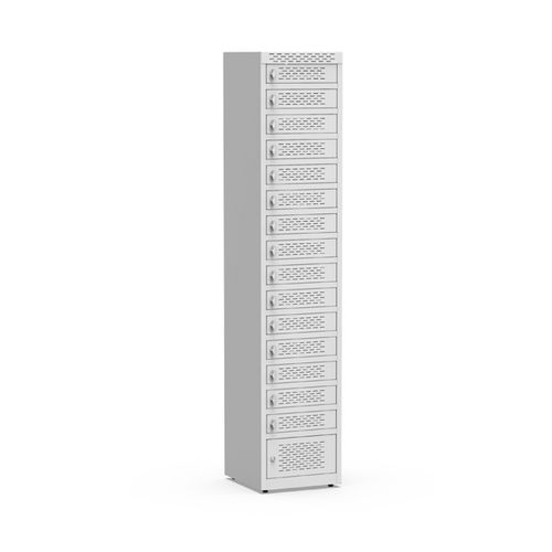 Stahl-Garderobenschrank - NB15 - Nautilus SA - mit Schlüssel / für Gewerbegebrauch / schwarz