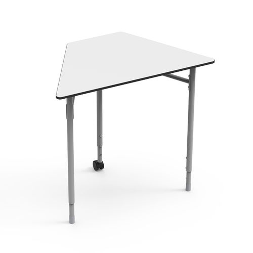 Bodenstehender Schreibtisch - 6 - Nautilus SA - modern / aus lackiertem Metall / gerade