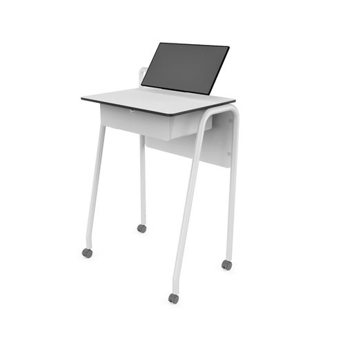 Bodenstehender Schreibtisch - TEAM - Nautilus SA - modern / Metall / gerade