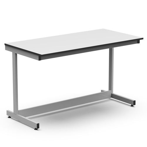 Bodenstehender Schreibtisch - TBMP - Nautilus SA - für 2 Personen / modern / Stahl