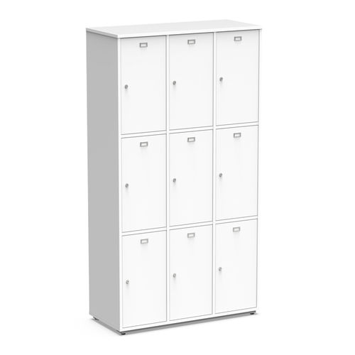 Melaminbeschichteter Garderobenschrank - ATLANTIC ATL.CA - Nautilus SA - mit Schlüssel / für Gewerbegebrauch