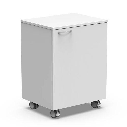 Melaminbeschichteter Schreibtischcontainer - TMF1 - Nautilus SA - PVC / Spanplatte / mit Flügeltür