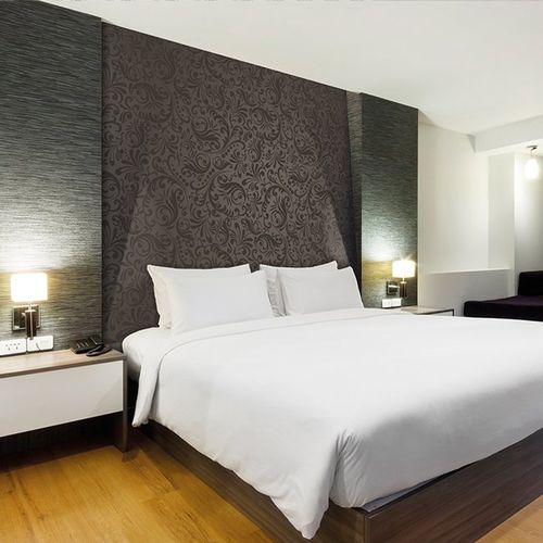 Dekorplatte für Wand - LUX : M16001.00 BLACK FLORAL - Vicaima - Fertigbau / wasserabweisend / feuerfest