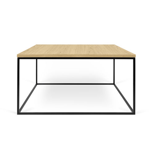 Moderner Couchtisch - GLEAM 75 - TEMAHOME - Eiche / Nussbaum / Holzfurnier