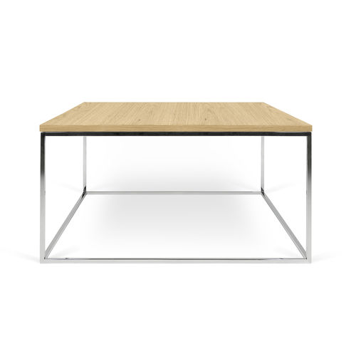 Moderner Couchtisch - GLAEM 75 - TEMAHOME - Eiche / Nussbaum / Holzfurnier