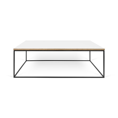 Moderner Couchtisch - GLEAM 120 - TEMAHOME - lackiertes Holz / Sperrholz / Metall
