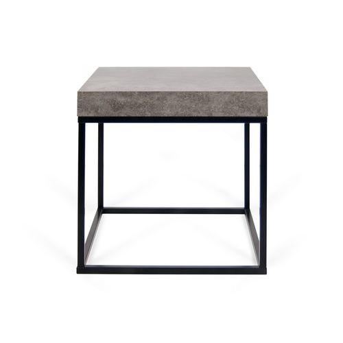 Moderner Beistelltisch - PETRA 55 - TEMAHOME - Metall / Beton / melaminbeschichtet