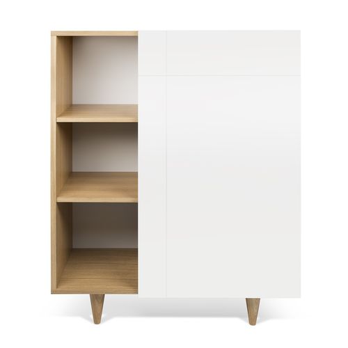 Hohes Sideboard - CRUZ - TEMAHOME - modern / lackiertes Holz / Eiche