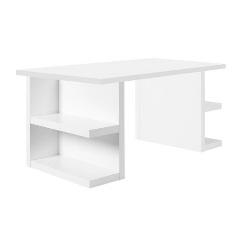 Moderner Schreibtisch - MULTI 160 - TEMAHOME - Holz / mit Gestell aus Paneelen / für Homeoffice