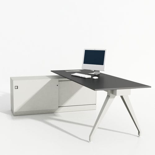 Schreibtisch für Open Space - OPE.R - Iduna S.A. - modern / melaminbeschichtet / mit Stauraum