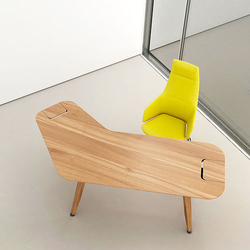 Chefschreibtisch - OPE - Iduna S.A. - modern / Holz / mit Stauraum