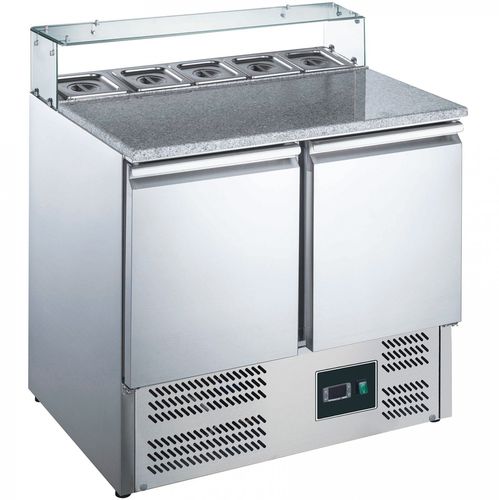 Edelstahl-Zubereitungstisch - EPS 900 G - SARO - gekühlt / höhenverstellbar / Profi