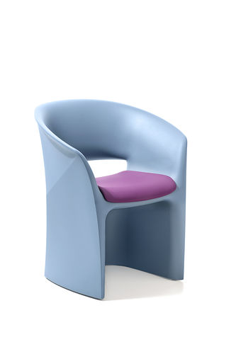 Moderner Sessel - KUARK - KASTEL srl - Polyethylen / mit abnehmbarem Kissen / für Außenbereich