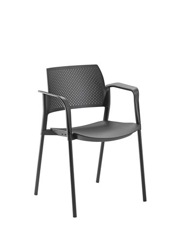 Moderner Besucherstuhl - KYOS - KASTEL srl - stapelbar / für Gewerbegebrauch / ohne Armlehnen